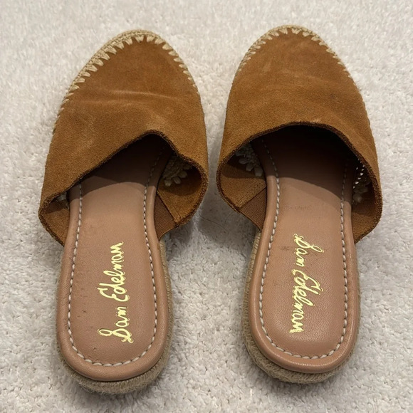 Sam Edelman Suede Espadrille Mules - Picture 4 of 7
